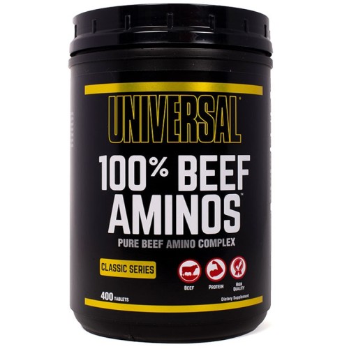 Universal Nutrition 100% Beef Aminos, 400 Tablets